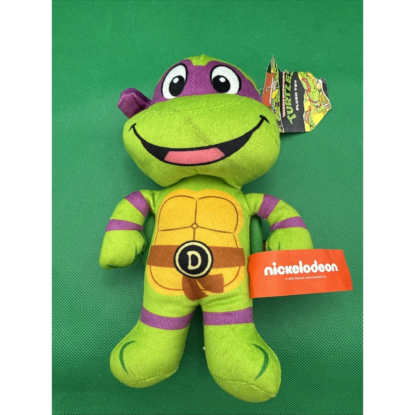 NEW Nickelodeon Teenage Mutant Ninja Turtle Plush Stuffed Toy 9" - Donatello