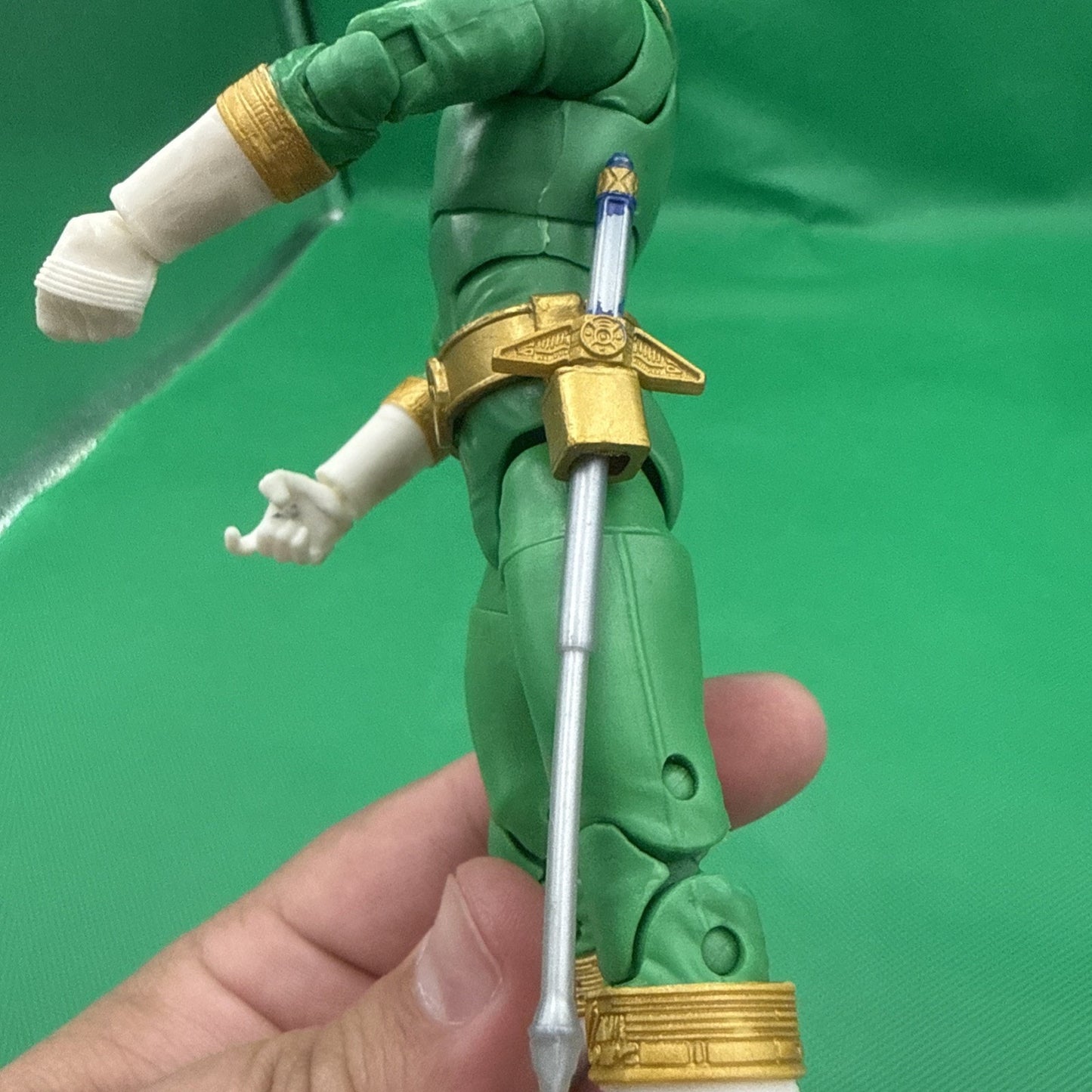 Power Rangers Lightning Collection Zeo Ranger Green 6" LOOSE Action Figure