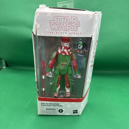 Star Wars The Black Series 6” Snowtrooper Holiday Edition & Porg Exclusive NEW
