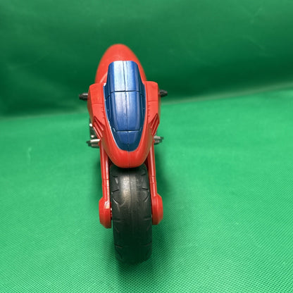 Marvel Super Hero Spiderman Red Swinging Speeder Motorcycle