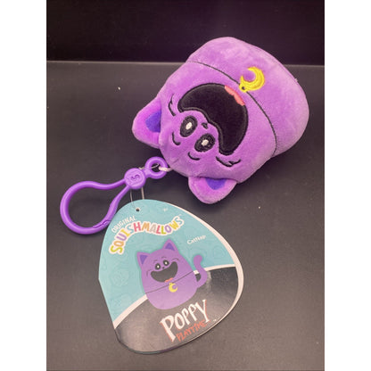 Squishmallows Poppy Playtime CatNap Purple Plush Clip Jazwares NWT