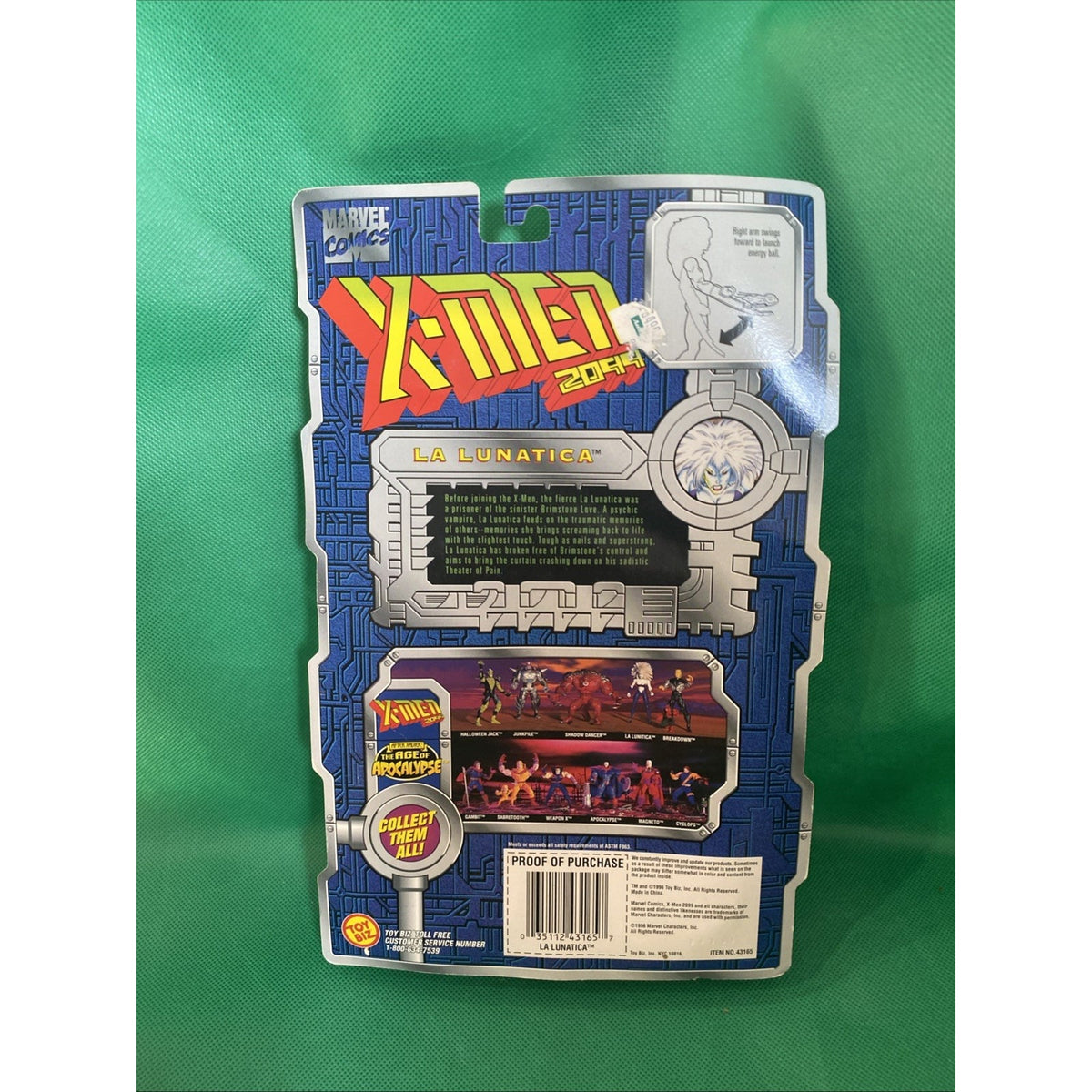ToyBiz Marvel X-Men 2099 La Lunatica 1996 5" Vintage Action Figure New