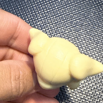 Raising Canes Restaurants 2" PVC Pencil or Straw Topper Figure - Puppy Dog Tan
