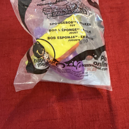 2012 McDonald's Happy Meal Toy SpongeBob SquarePants #9 SpongeBob Kayaker Sealed