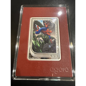 New 2026 Agoro Spider-man Trading Coin As Shown Ruby Mintage 13/50