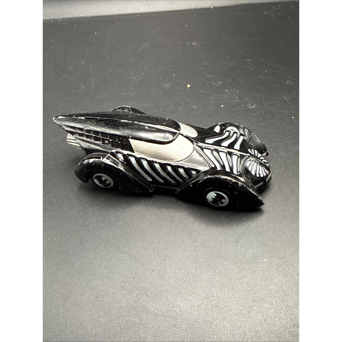 Hasbro 1995 DC Comics Batmobile Batman Forever Diecast Car Missing Wing