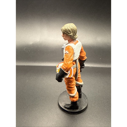 Star Wars Luke Skywalker Pilot loose Disney 4'' action figure on stand