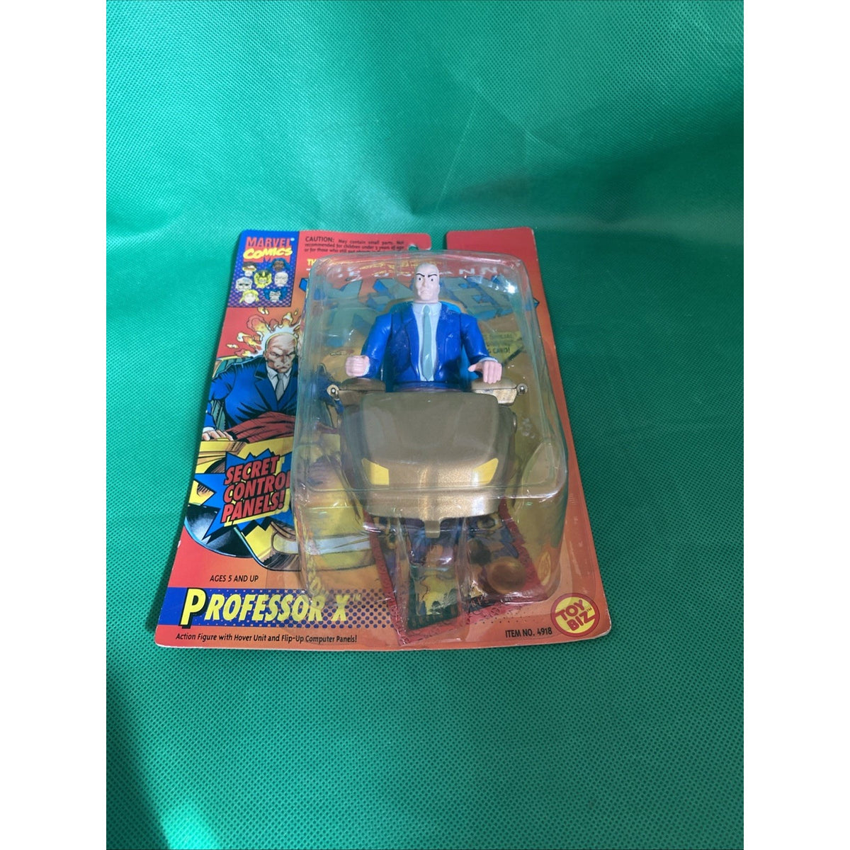 Toy Biz Professor X Action Figure w/ Wheelchair, Secret Control Panels X-Men