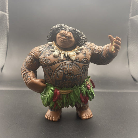 Disney Moana Maui Action Figure with Hook Hasbro Disney Store 2016 Broken Hand