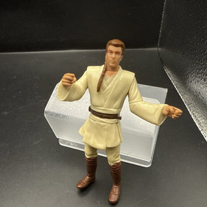 Star Wars 1999 Young Obi Won Kanobi Figure Hasbro 3.75"