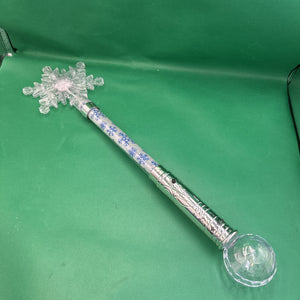 ICE PRINCESS COLOR CHANGING SNOWFLAKE WAND 3-MODES 21” FLASHING/BLINKING