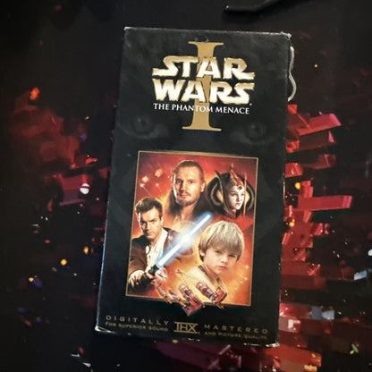 Vintage Rare Mint Condition Star Wars The Phantom Menace VHS Tape