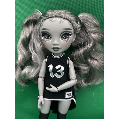 Rainbow High Nicole Steel Grayscale Fashion Shadow High Doll Athletic Attire