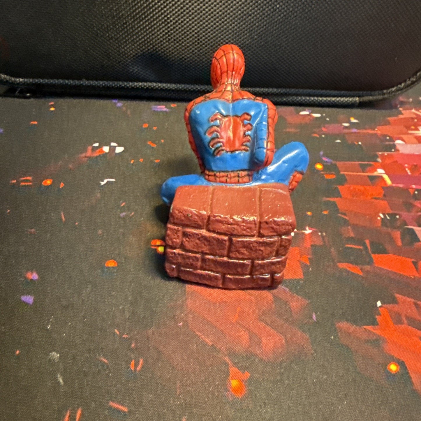 Marvel 1995 Spider-Man Animated Rubber 3" Figure Tsumura Intl