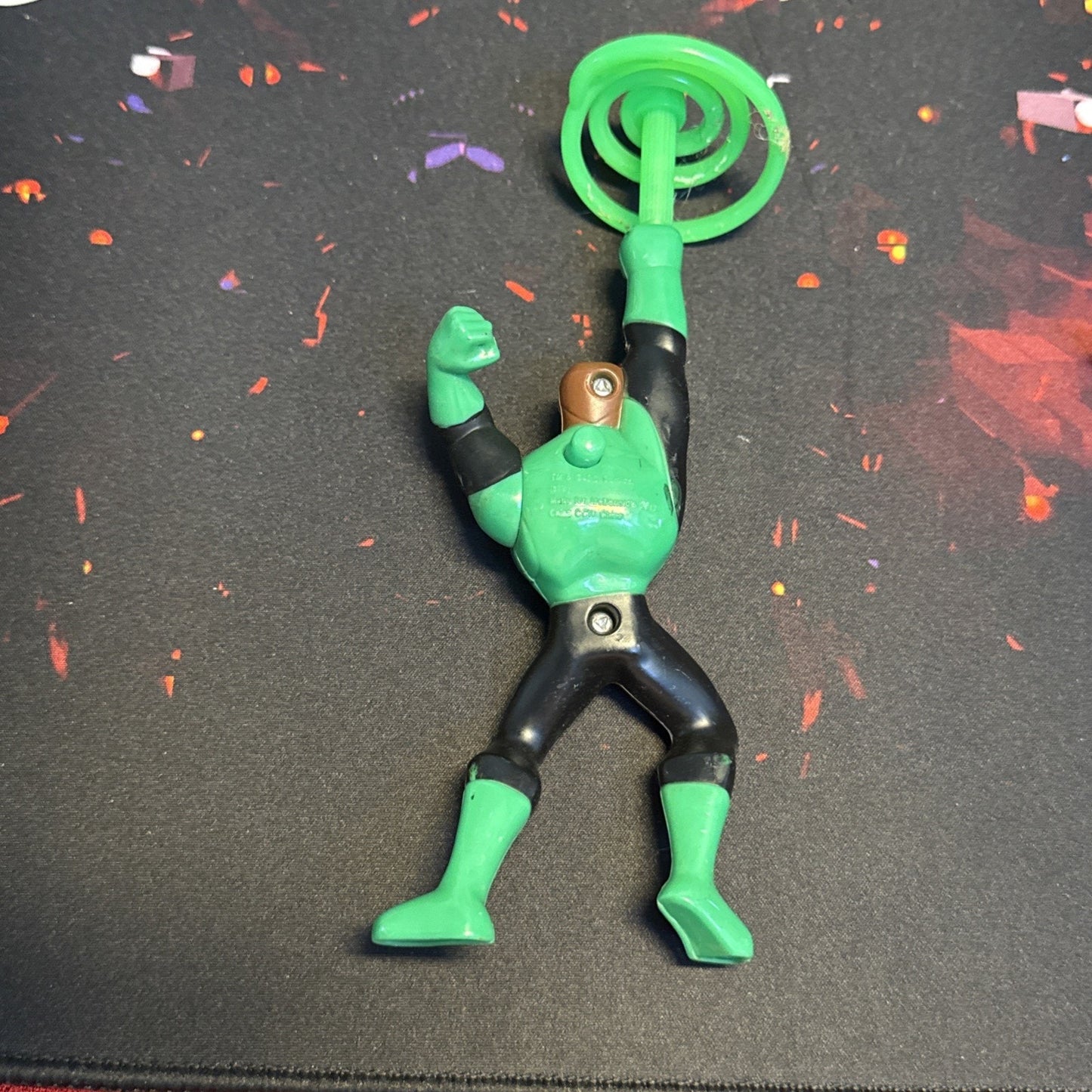 2012 McDonald's Happy Meal Toy DC Comics Green Lantern Spin Action Figure (6.5")