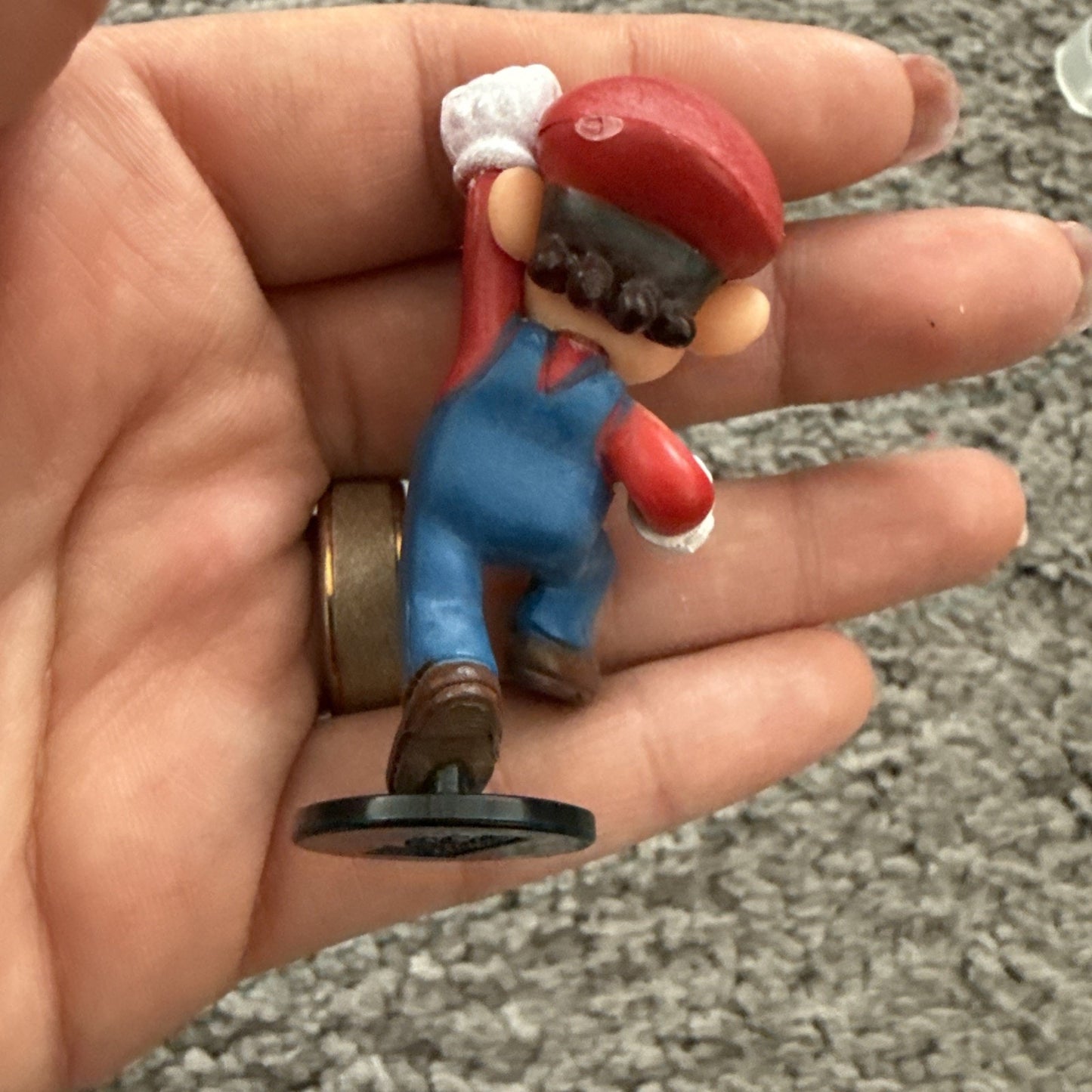 Mario Nintendo Super Mario Bros 2.5” Figure PVC Toy Olía Made In China