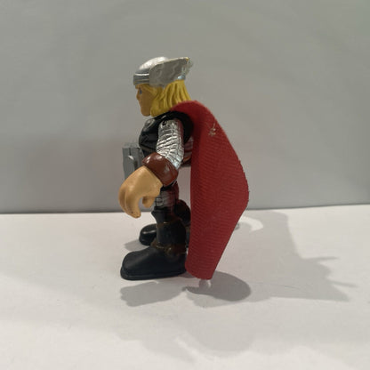 Playskool Marvel Super Hero Adventures THOR Figure With Silver Hammer