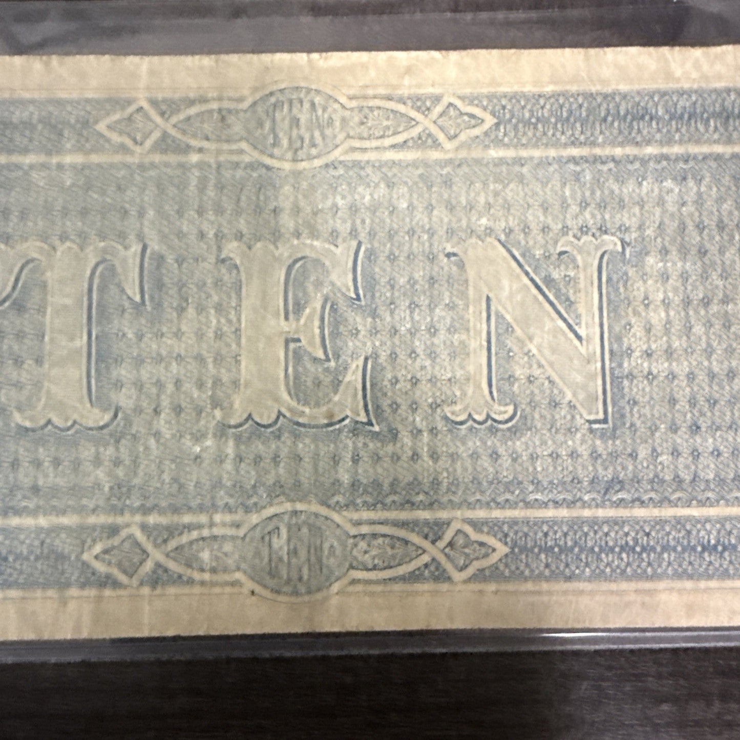 1864 Confederate States of America - $10 Ten Dollars Civil War Note ~ Richmond - toyscardscomics