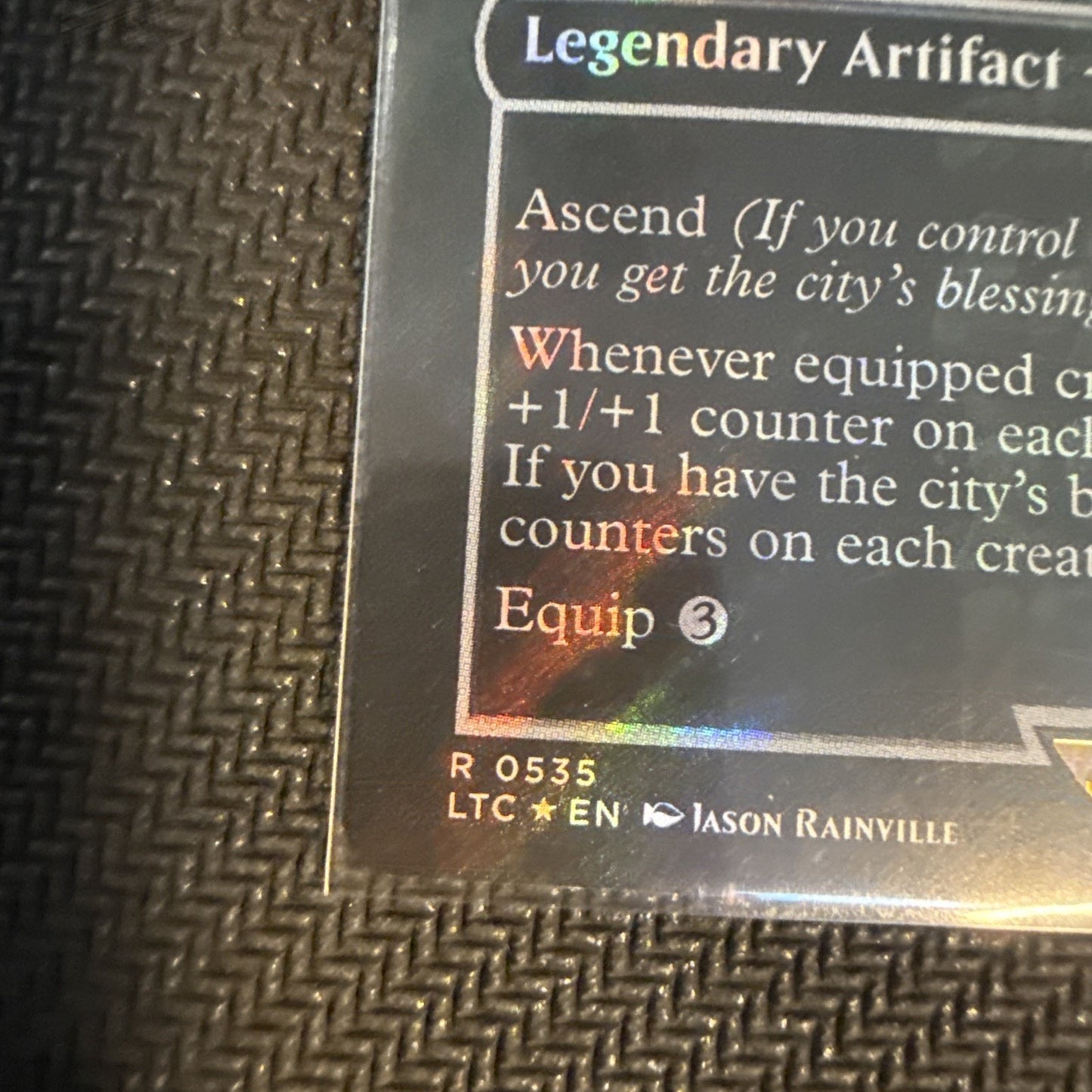 Anduril, Narsil Reforged (Borderless) Commander: the Lord of the Rings Foil