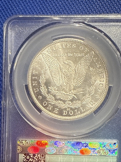 1883 CC Morgan Silver Dollar $1 CAC Grading MS63 - toyscardscomics