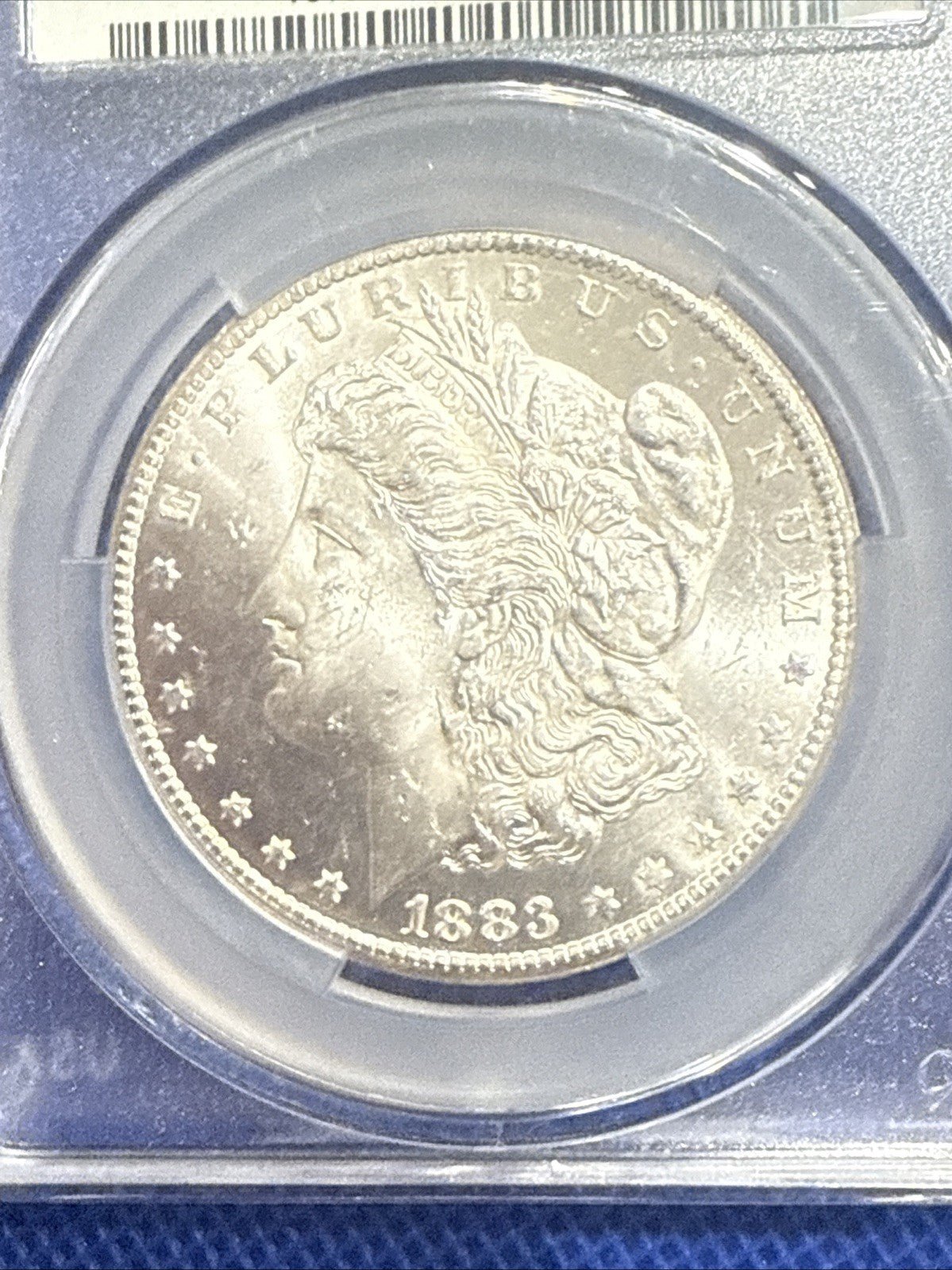 1883 CC Morgan Silver Dollar $1 CAC Grading MS63 - toyscardscomics