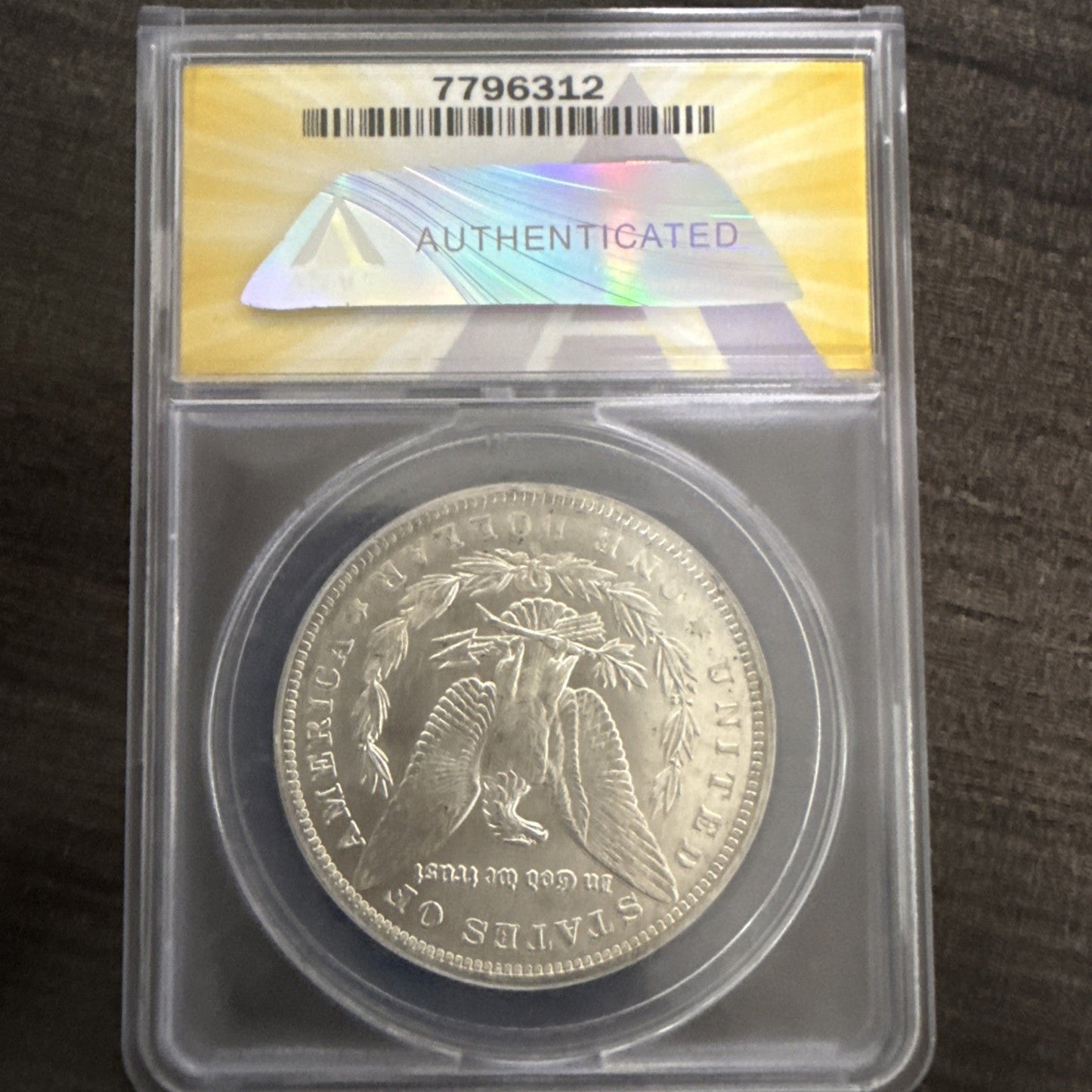 1884 O Morgan Dollar MS 62 ANACS Silver Uncirculated - toyscardscomics