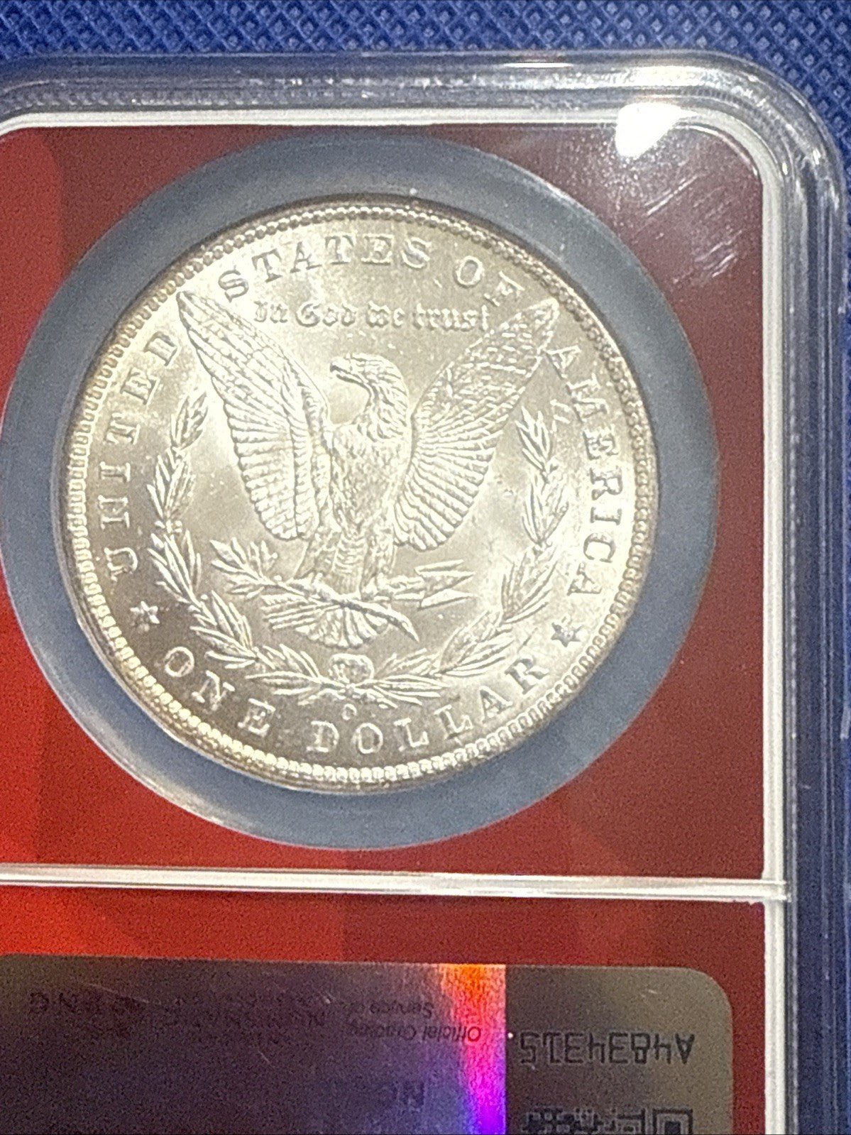 1885 O $1 MS 62 EDC NGC - toyscardscomics