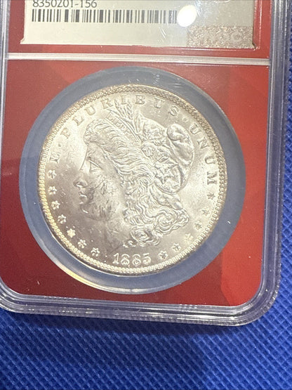1885 O $1 MS 62 EDC NGC - toyscardscomics