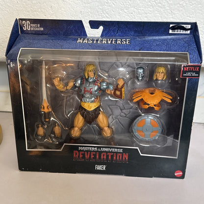 Mattel Masters of the Universe Masterverse Revelation Faker Figure (BOX DAMAGE)