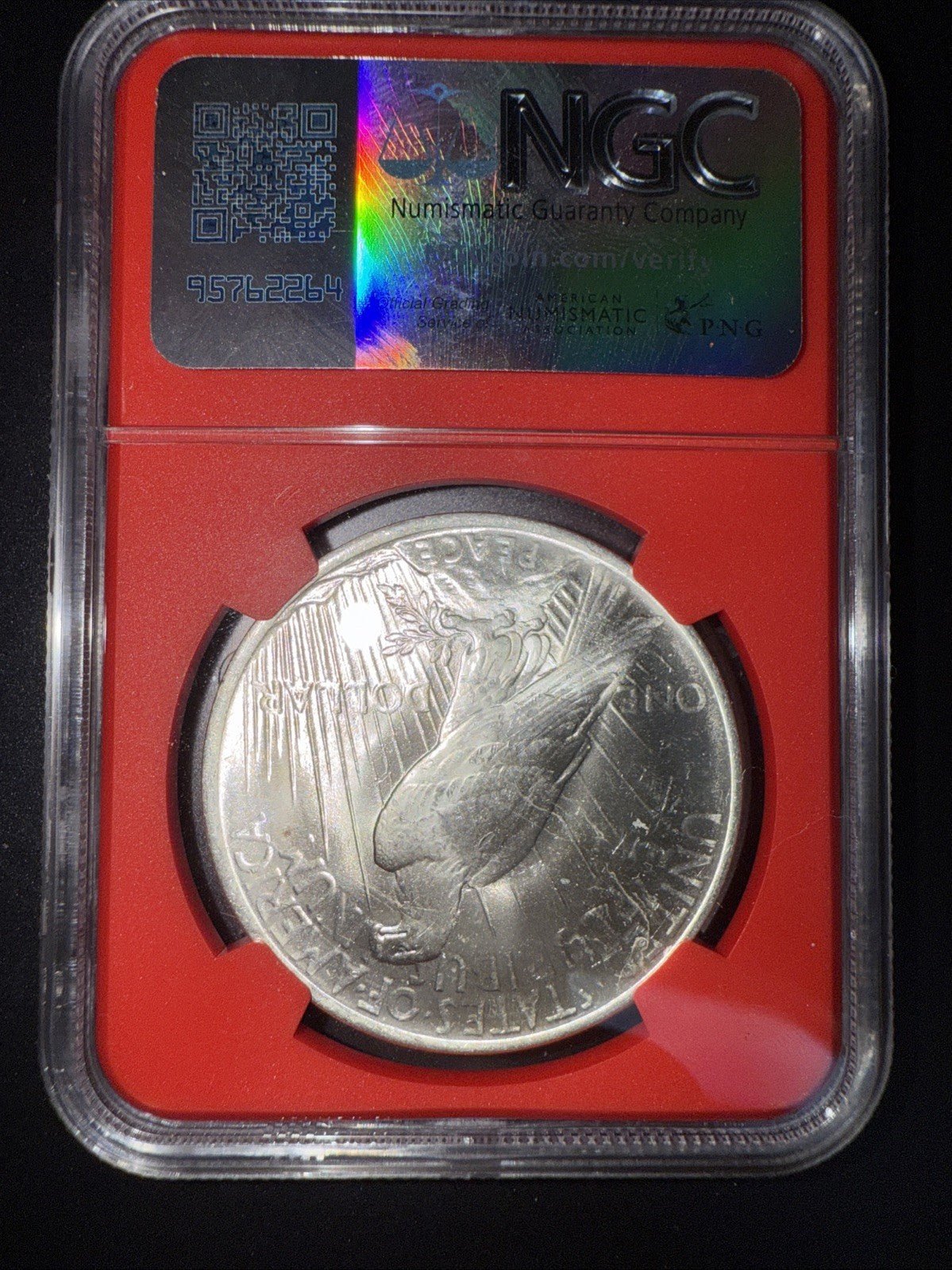 1923 $1 Peace Silver Dollar - NGC MS66 - Vaultbox Redcore - Horizon Series - toyscardscomics