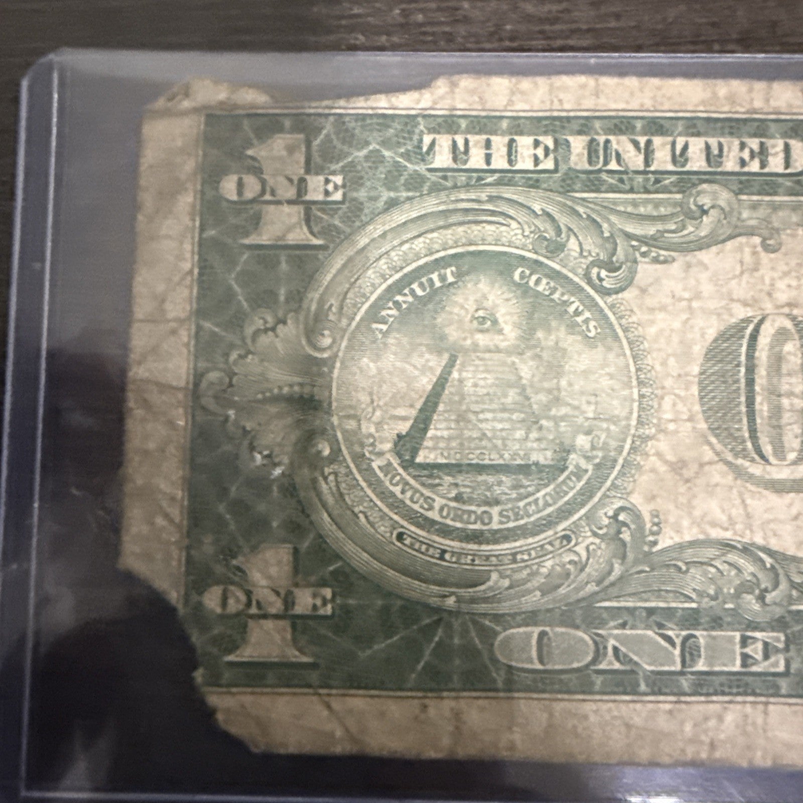 1935 D Blue Seal US $1 Bill - toyscardscomics