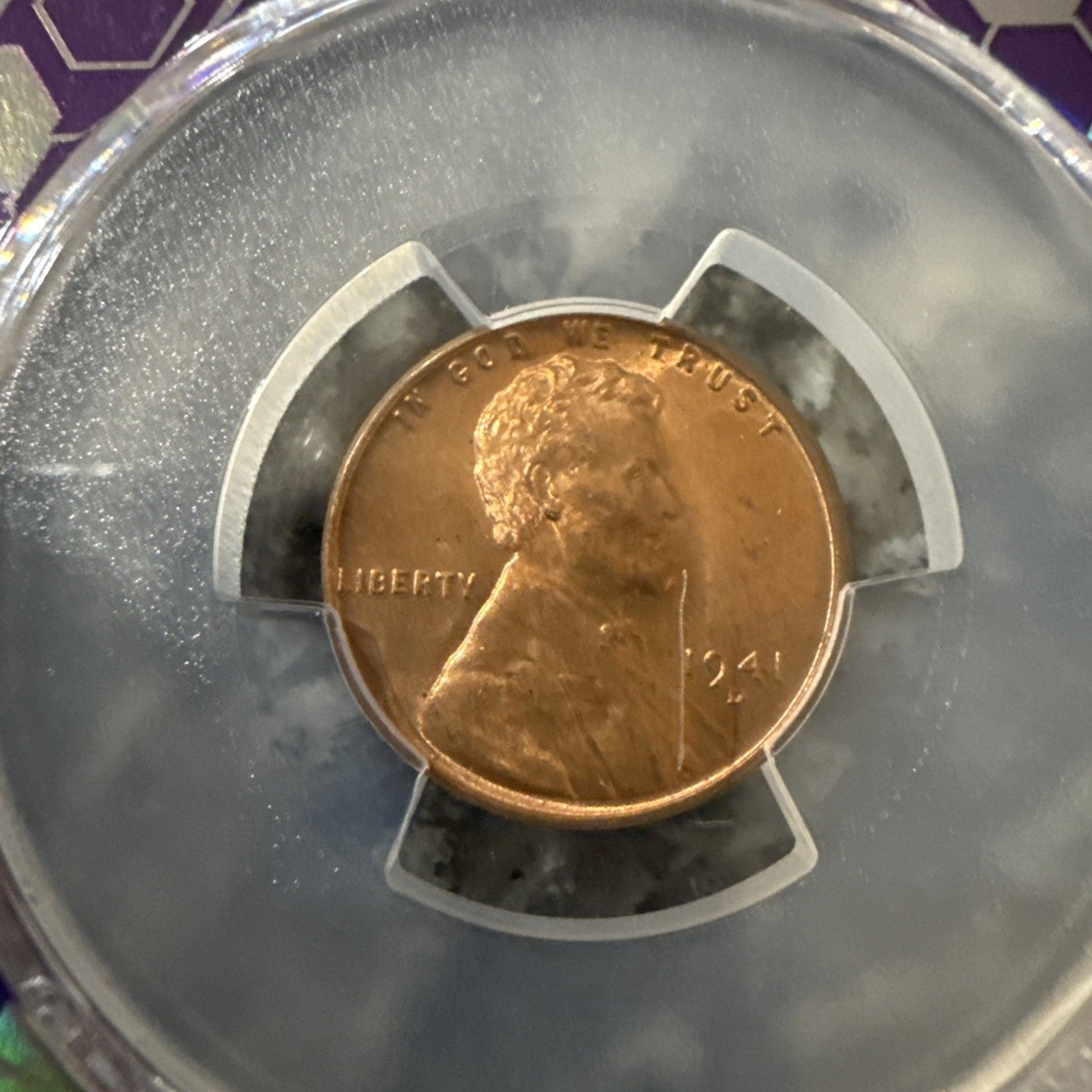 1941 D Wheat Cent PCGS MS65 RD - toyscardscomics