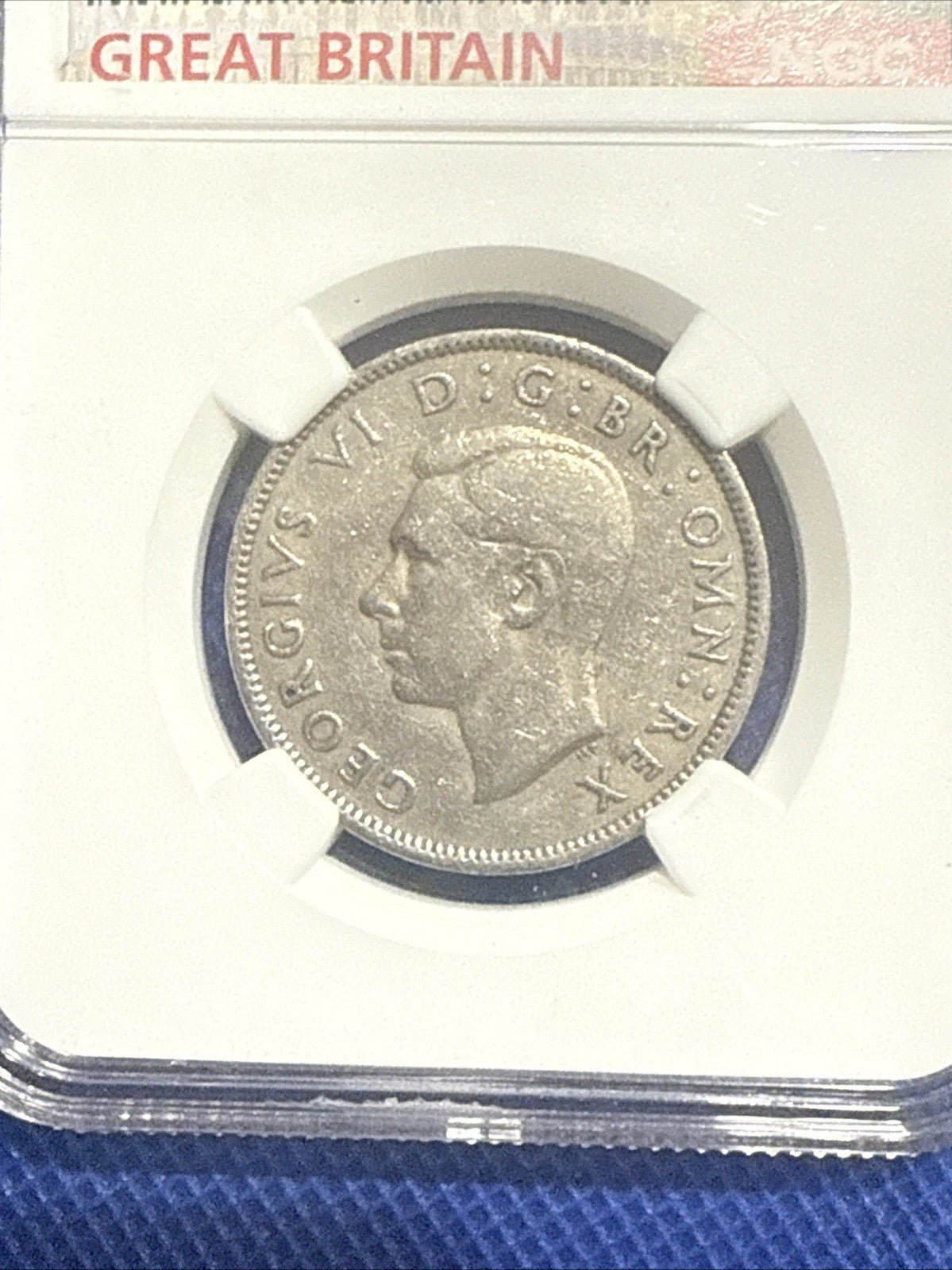 1948 Great Britain 2 Shillings Coin NCG Certified Genuine - toyscardscomics