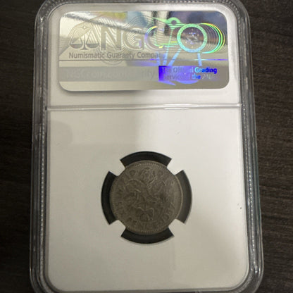 (1953‑1970) Great Britain 6 Pence Queen Elizabeth II – NGC Slabbed – Genuine - toyscardscomics