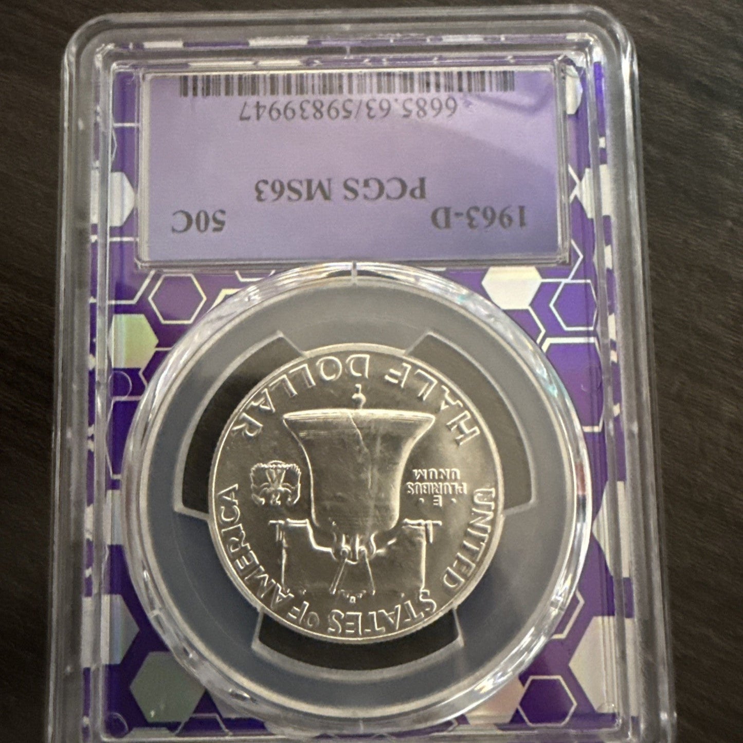 1963 - D 50C PCGS MS - 63 FRANKLIN - toyscardscomics