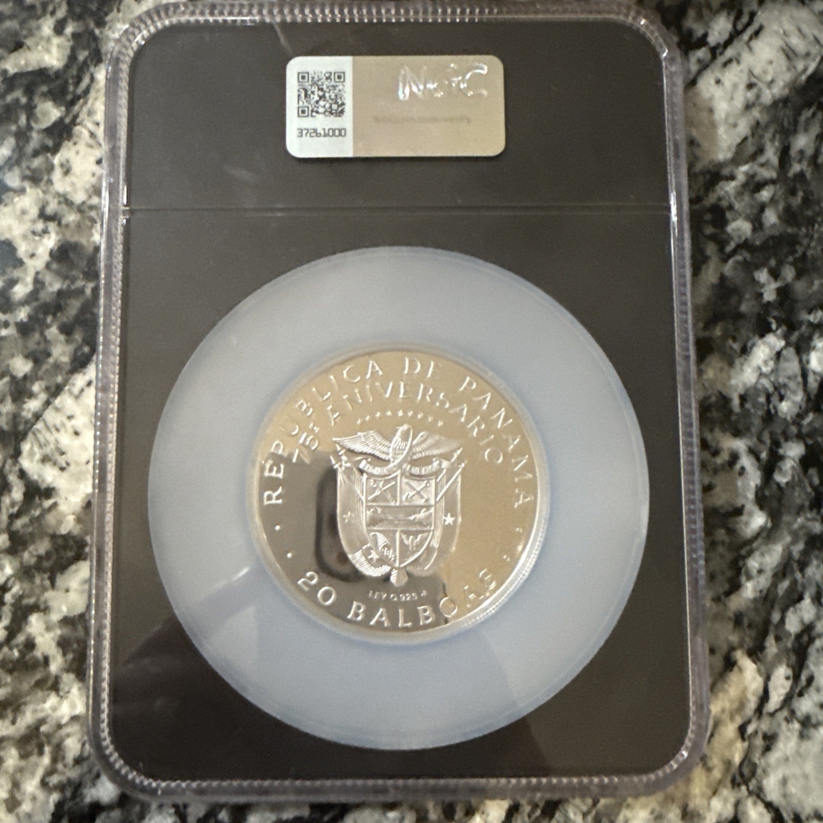 1978FM PANAMA INDEPENDENCE 75TH ANN. SILVER S20B - NGC PF69 ULTRA CAMEO - toyscardscomics