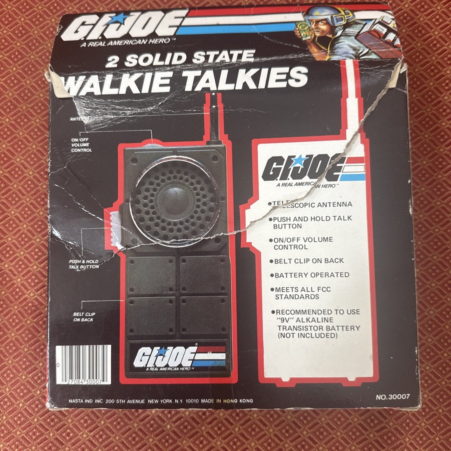 1983 G I Joe Official Model Solid State Two Walkie Talkies - toyscardscomics