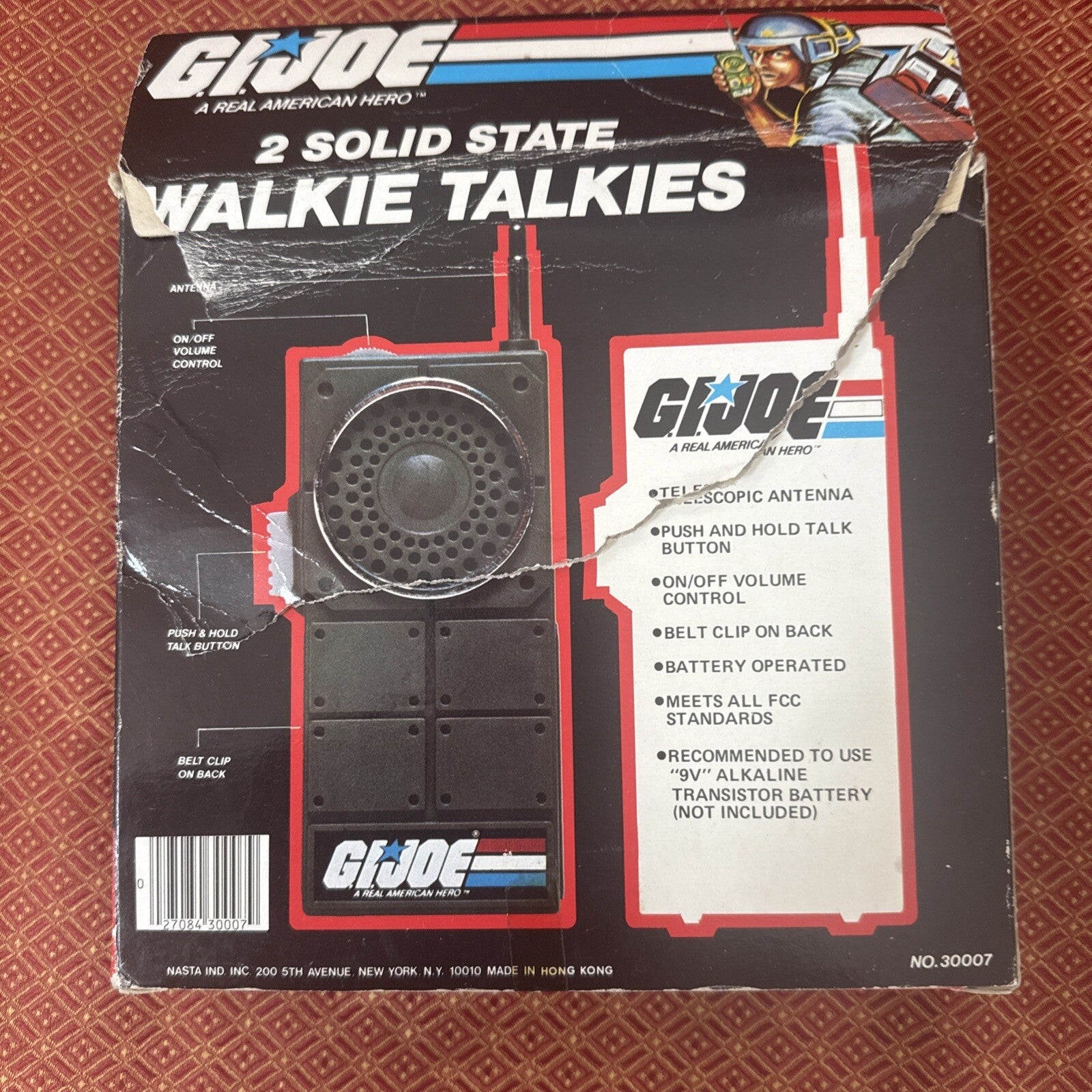 1983 G I Joe Official Model Solid State Two Walkie Talkies - toyscardscomics