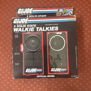 1983 G I Joe Official Model Solid State Two Walkie Talkies