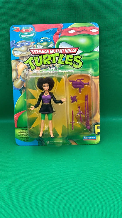 1984 Teenage Mutant Ninja Turtles April Ravishing Reporter - toyscardscomics