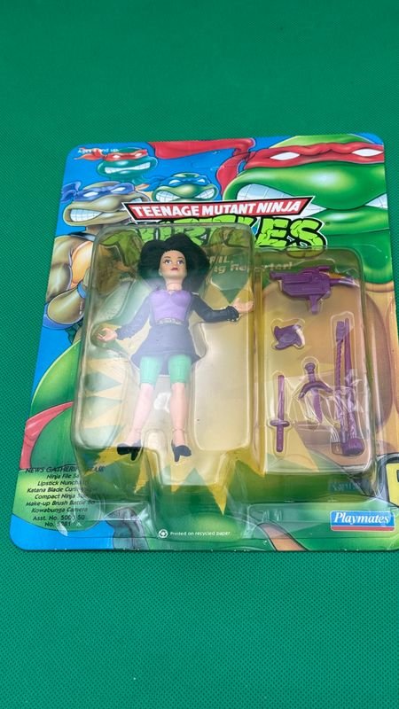 1984 Teenage Mutant Ninja Turtles April Ravishing Reporter - toyscardscomics