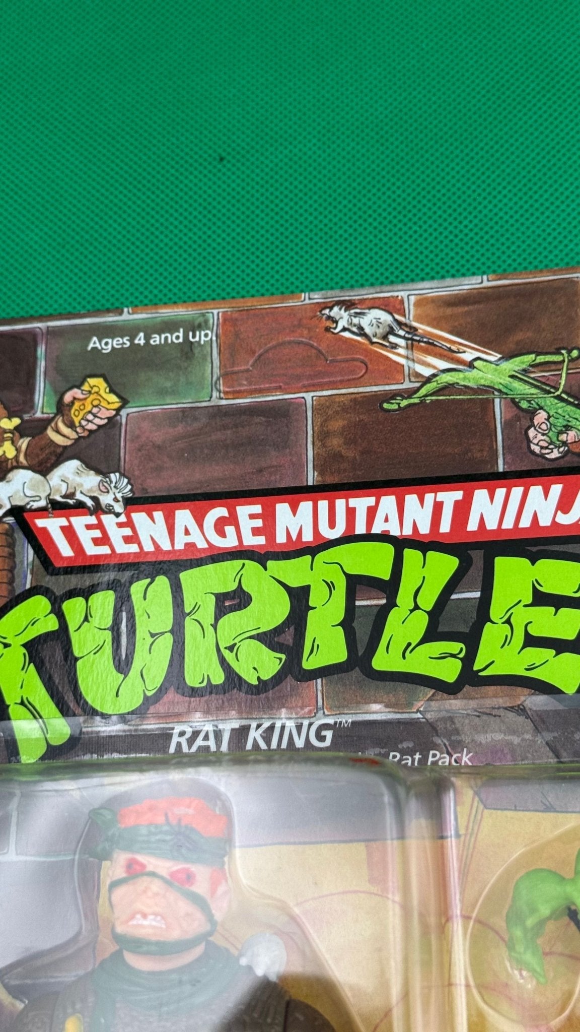1986 Teenage Mutant Ninja Turtles Figure Rat King - toyscardscomics