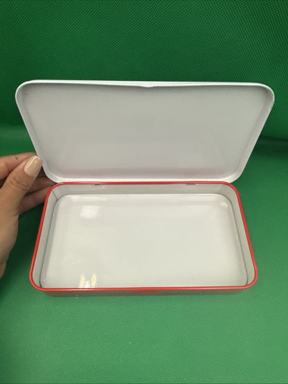 1989 Teenage Mutant Ninja Turtle Metal Pencil / Card Box - toyscardscomics