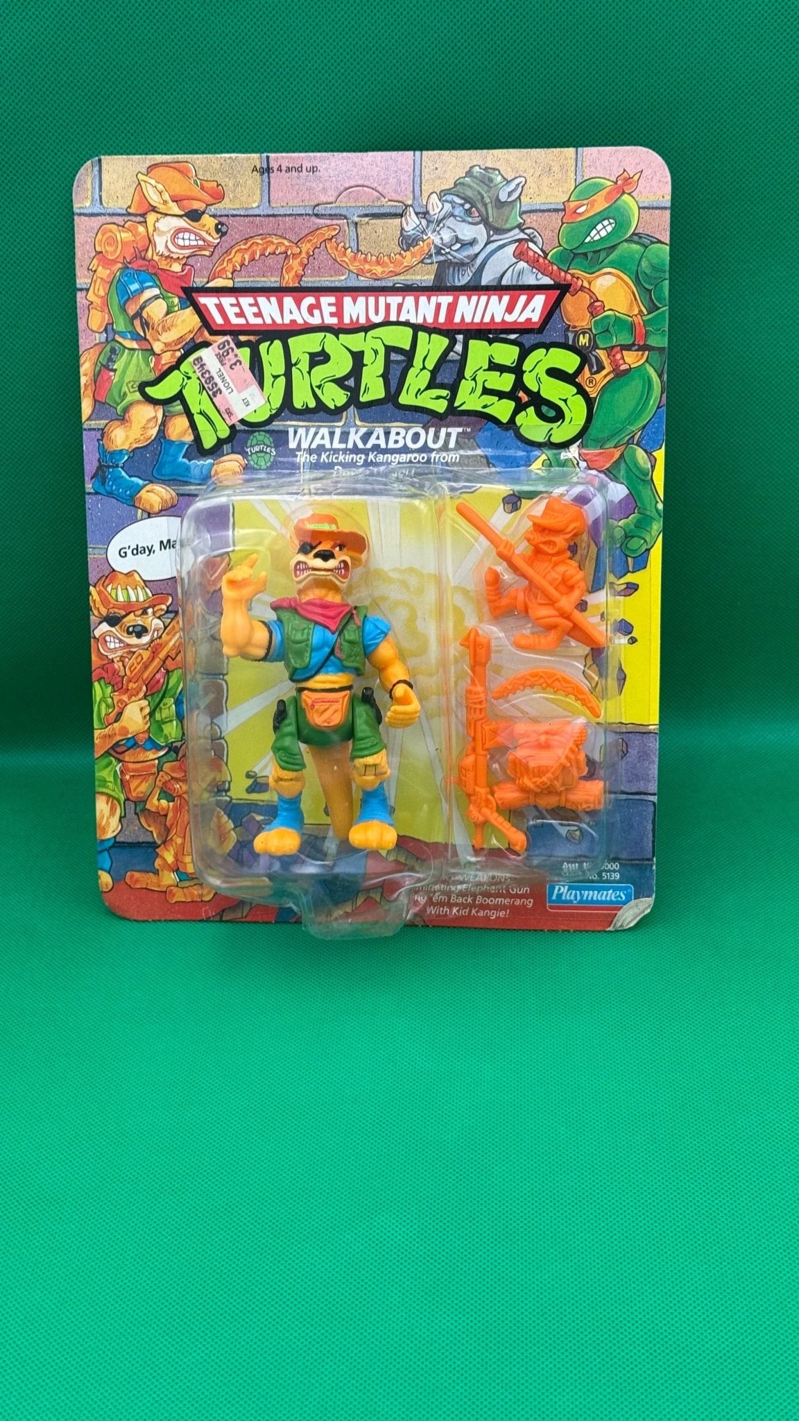1990 Teenage Mutant Ninja Turtles Walkabout - toyscardscomics