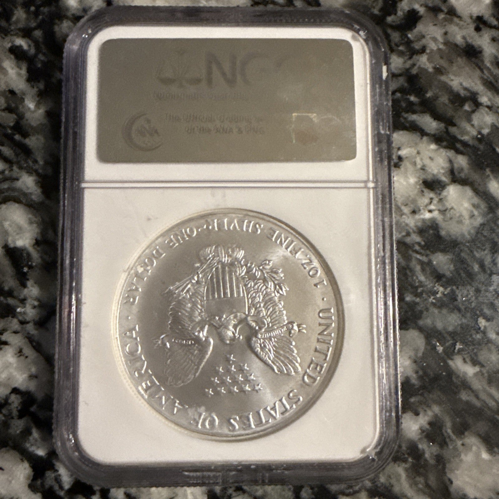 1991 American Silver Eagle NGC MS69 Brown Label - toyscardscomics