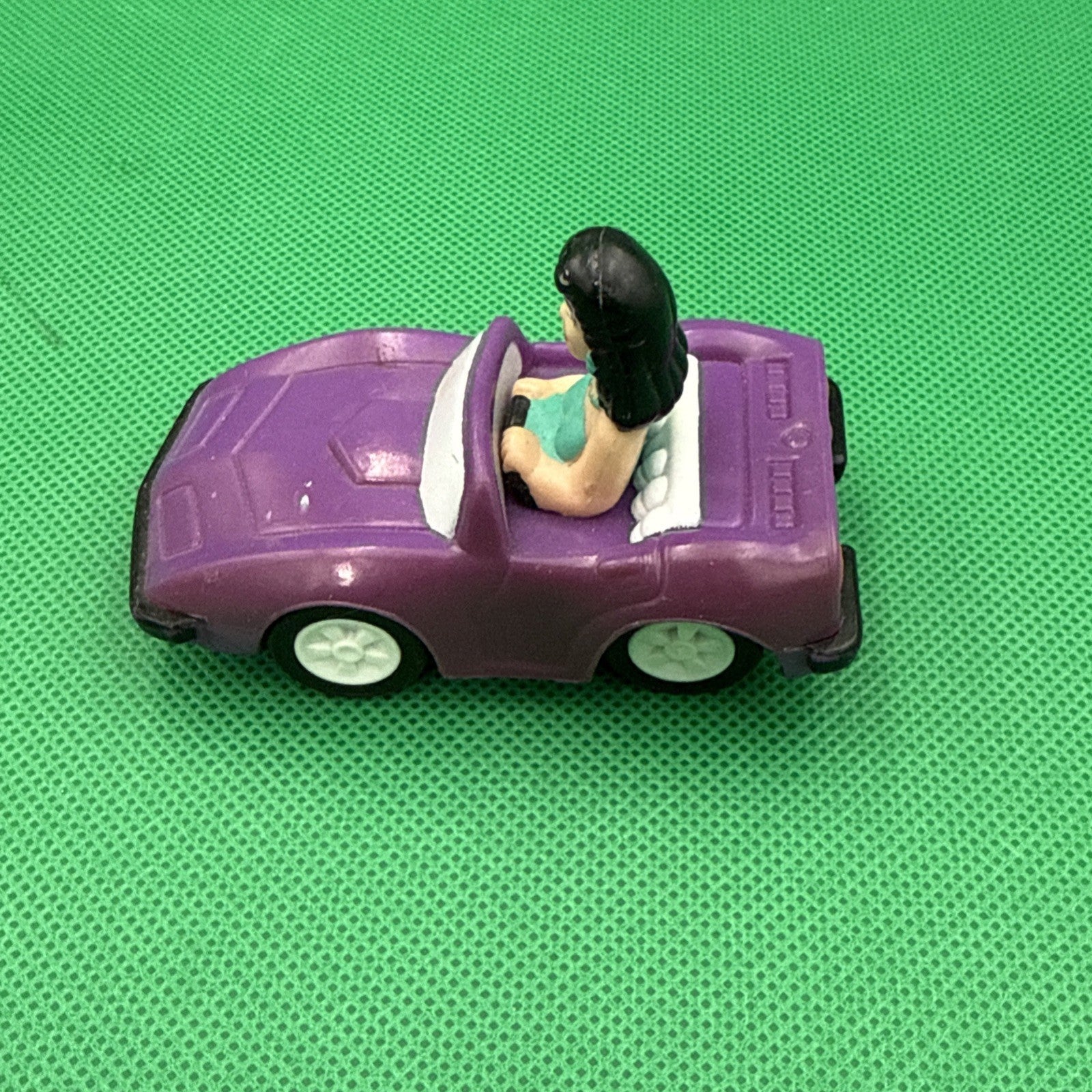 1991 Burger King Kids Club Meal Toy Archie Comics Veronica in A Purple Car - toyscardscomics