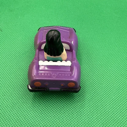 1991 Burger King Kids Club Meal Toy Archie Comics Veronica in A Purple Car - toyscardscomics