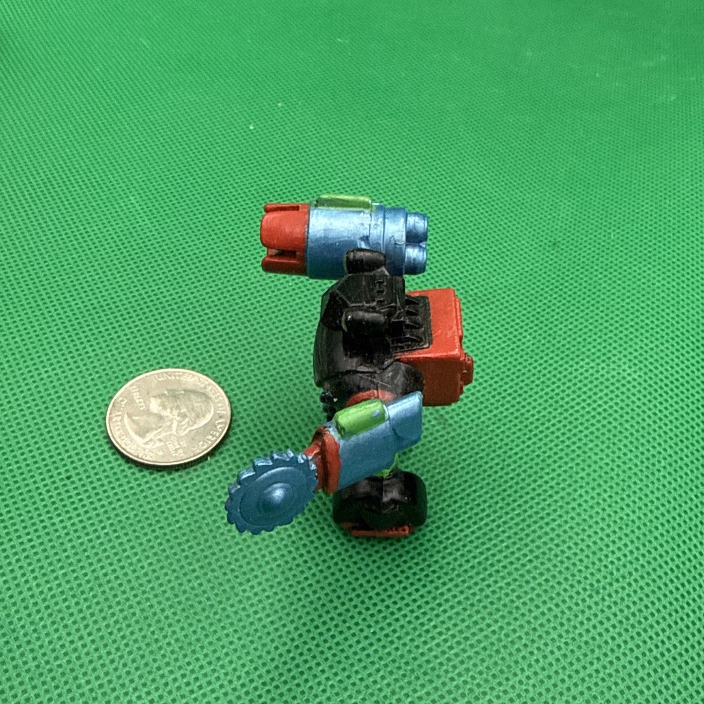 1991 Galoob L.G.T.I. Trash Bag Bunch TRASHBLASTER 2" PVC Mini Figure - toyscardscomics