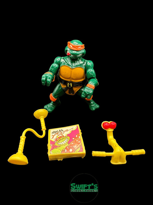 1991 Head Dropping Michelangelo Complete - toyscardscomics