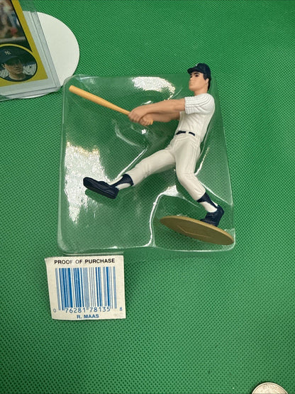 1991 KEVIN MAAS New York NY Yankees Rookie Starting Lineup + coin (Damaged Card) - toyscardscomics